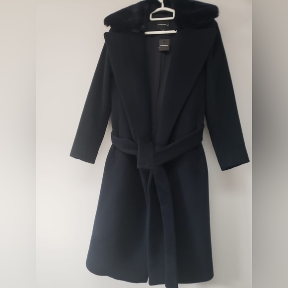Club Monaco Baylee coat navy - Picture 2 of 3